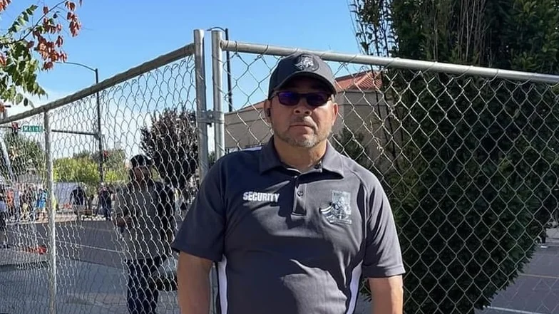 MarTech security guard at a Pueblo property post